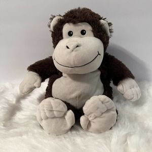 Warm and Cosy Intelex White Brown Monkey Plush Microwaveable Aromatherapy Ape